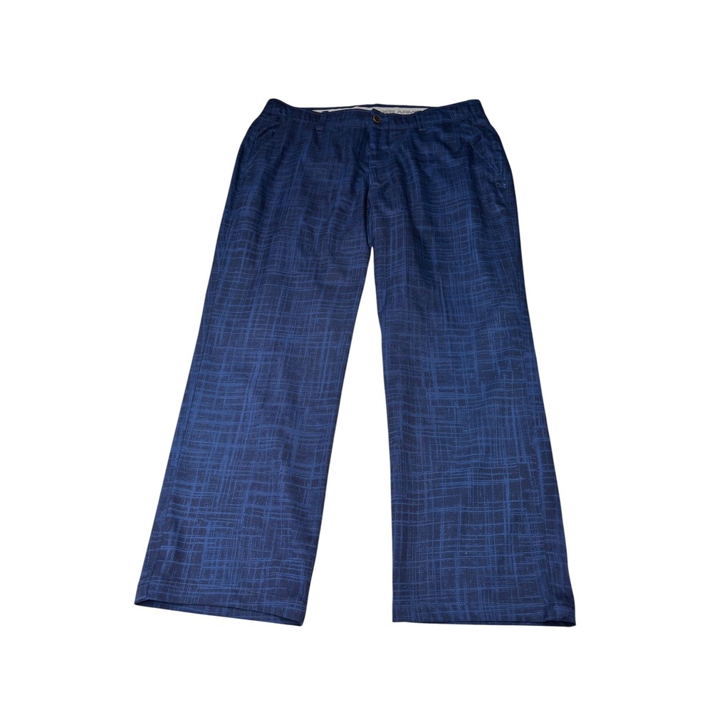Under Armour Men Match Play Printed Golf Pants Straight Leg‎ Navy Blue 36/30